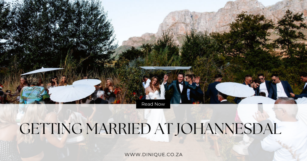 Getting Married at Johannesdal in Cape Town