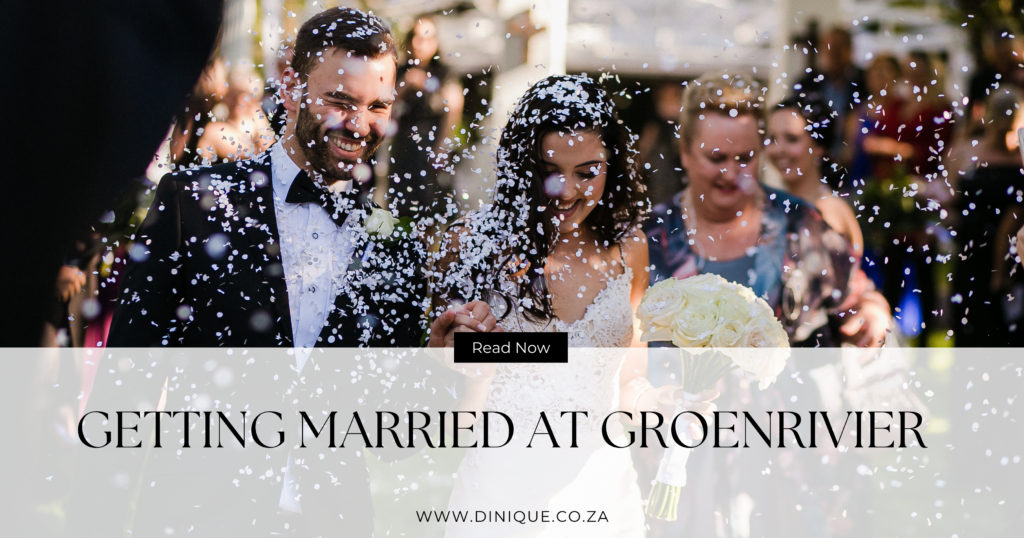 getting married at Groenrivier in Cape Town