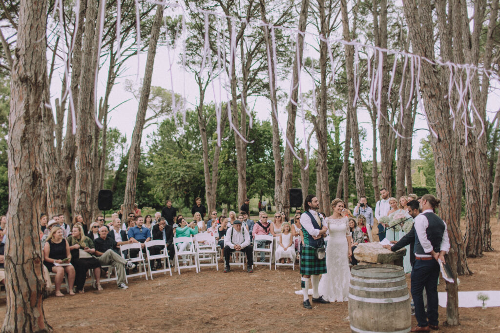Winery Road Forest Weddings in Cape Town